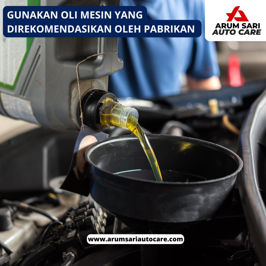 gunakan oli mesin yang direkomendasikan oleh pabrikan AC mobil