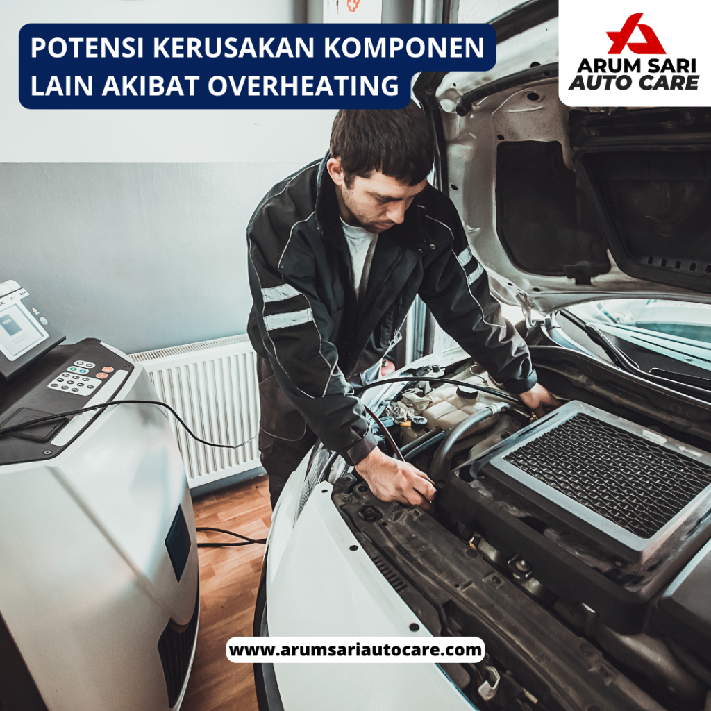 potensi kerusakan komponen lain akibat overheating Penyebab Kompresor AC Mobil Panas