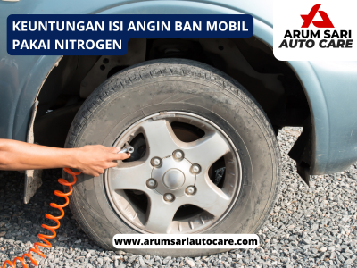 mengisi angin ban