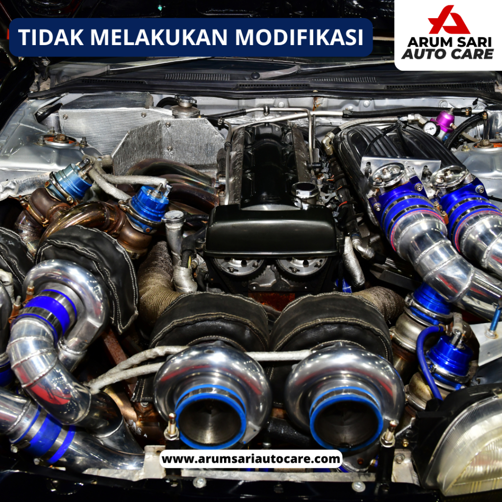 tidak melakukan modifikasi