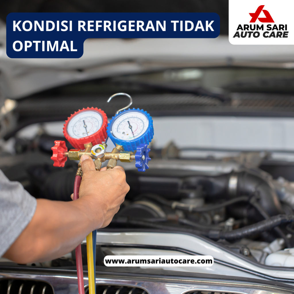 Kondisi Refrigeran Tidak Optimal Selang AC Mobil Panas