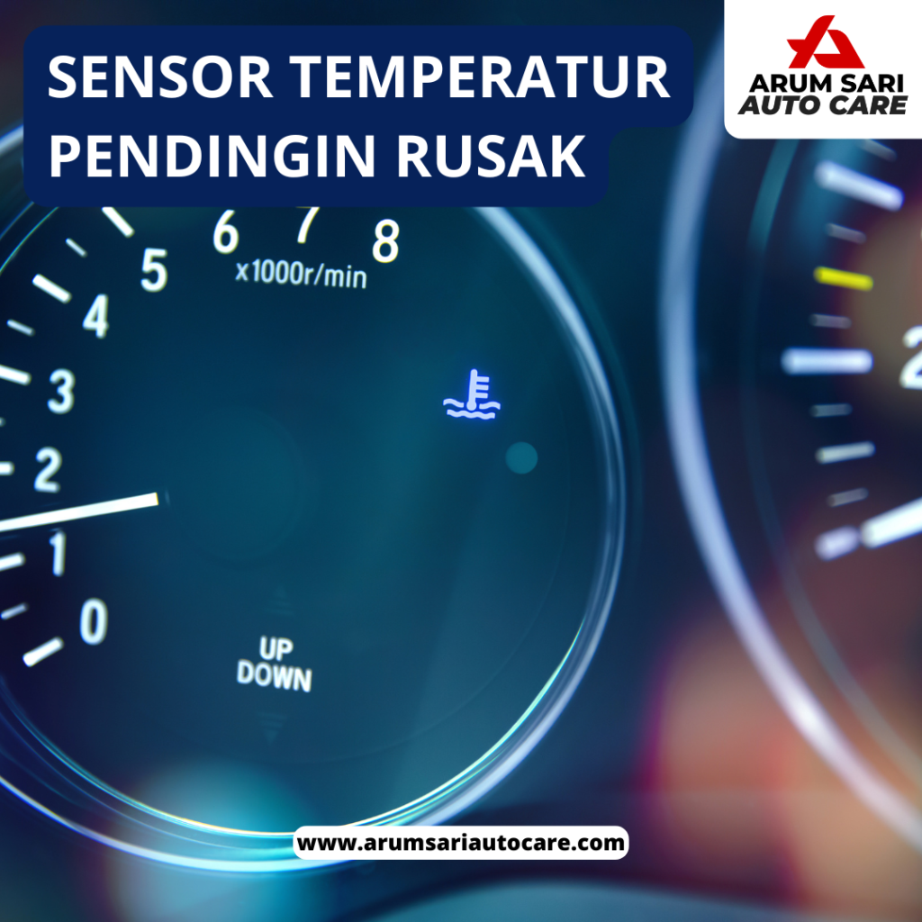 Sensor temperatur pendingin rusak Kipas Radiator Mobil Mati