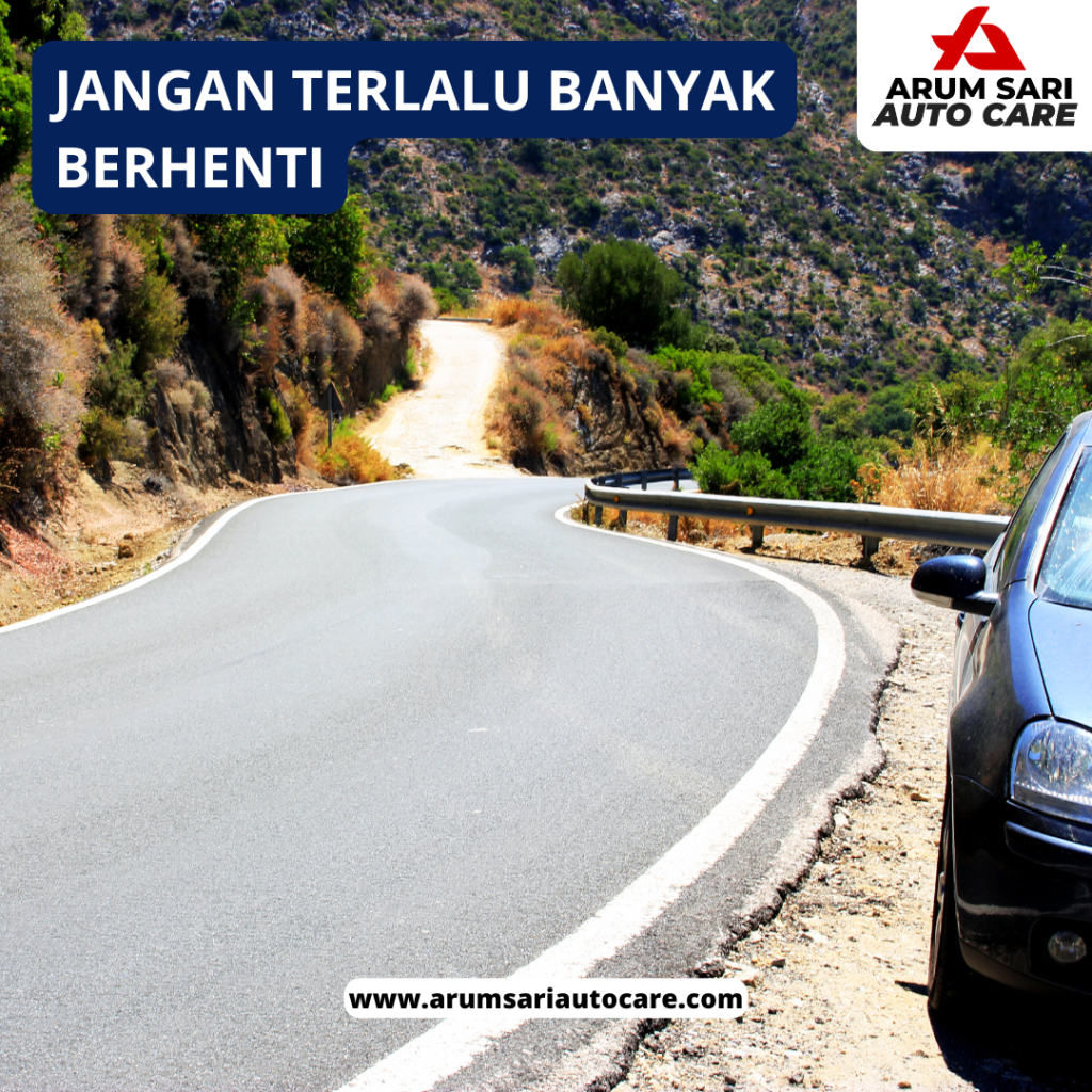 jangan terlalu banyak berhenti Hemat BBM Saat Mudik