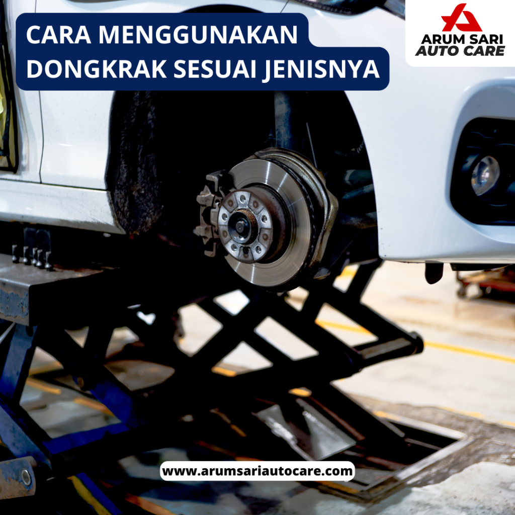 Menggunakan Dongkrak